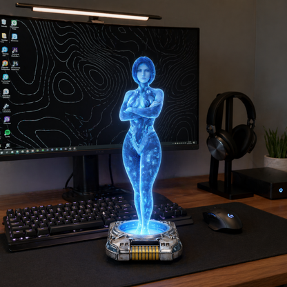 Holograma Realista con voz integrada